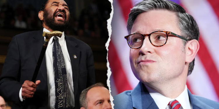 Resolution punishing Al Green clears Dem blockade, advances to House-wide vote after Trump speech