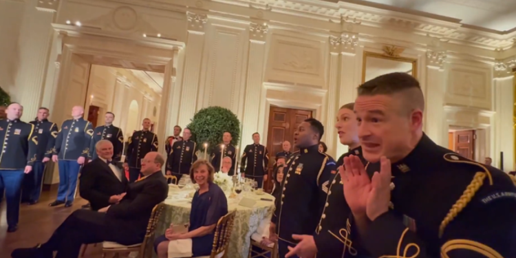 President Trump highlighting US military in a unique way