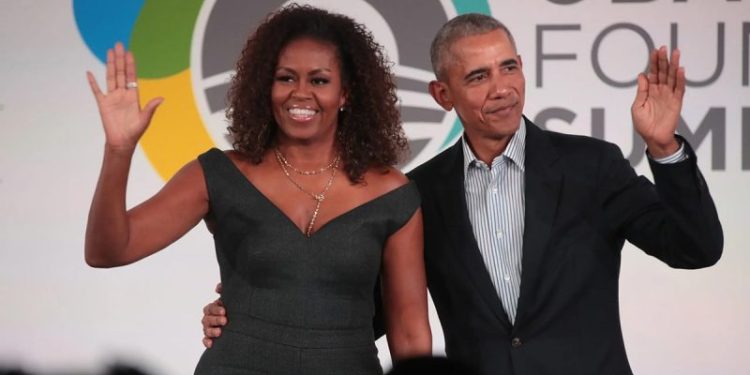 Michelle Obama celebrates Barack as ‘coolest guy’ on his birthday after the pair joked about divorce rumors