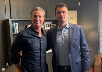 Newsom says he kept in touch with Charlie Kirk since podcast, called him ‘gracious’