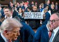 Al Green ejected from Trump primetime address again — this time with protest sign